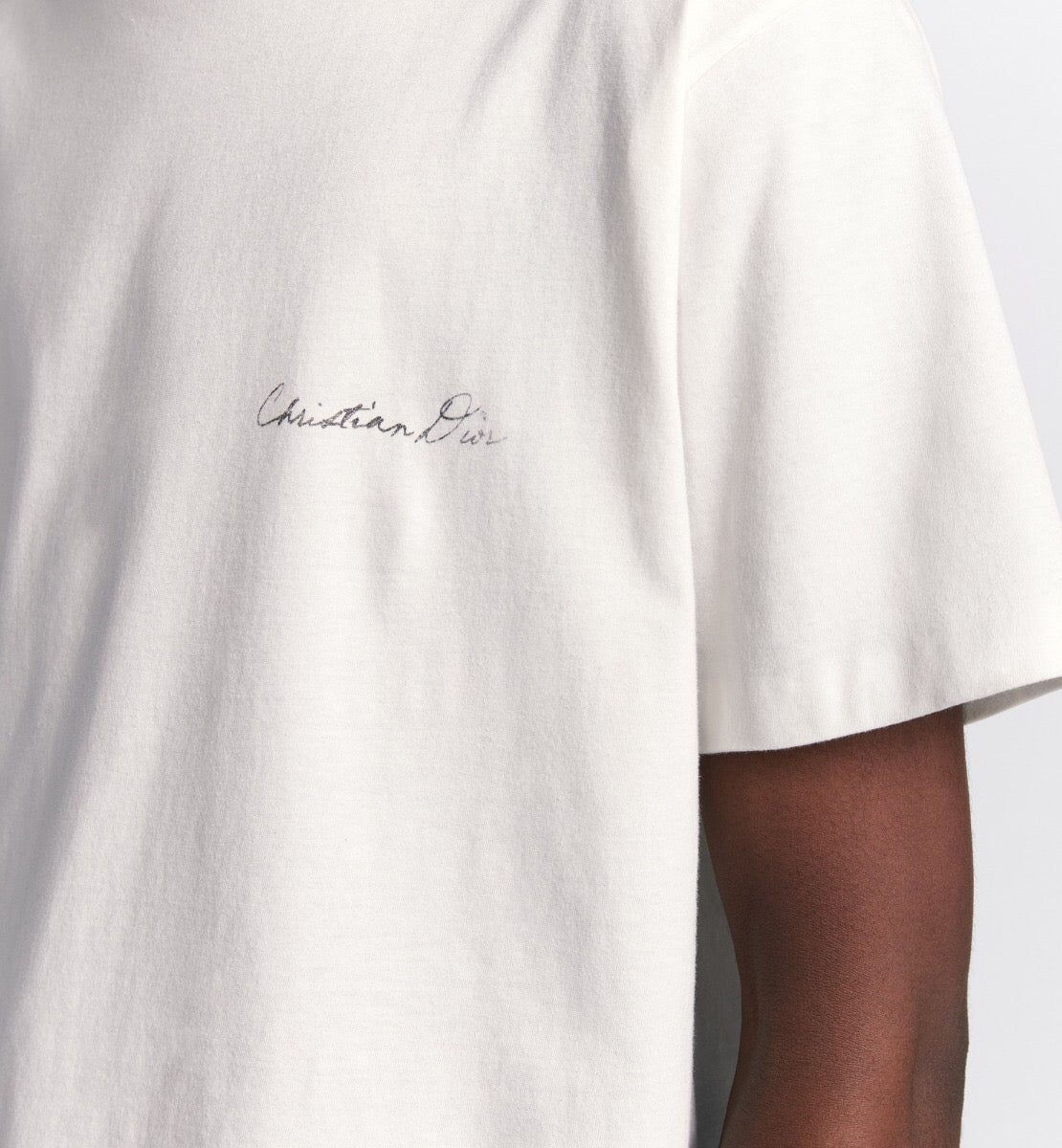 Handwritten Christian Dior T-Shirt, Relaxed Fit