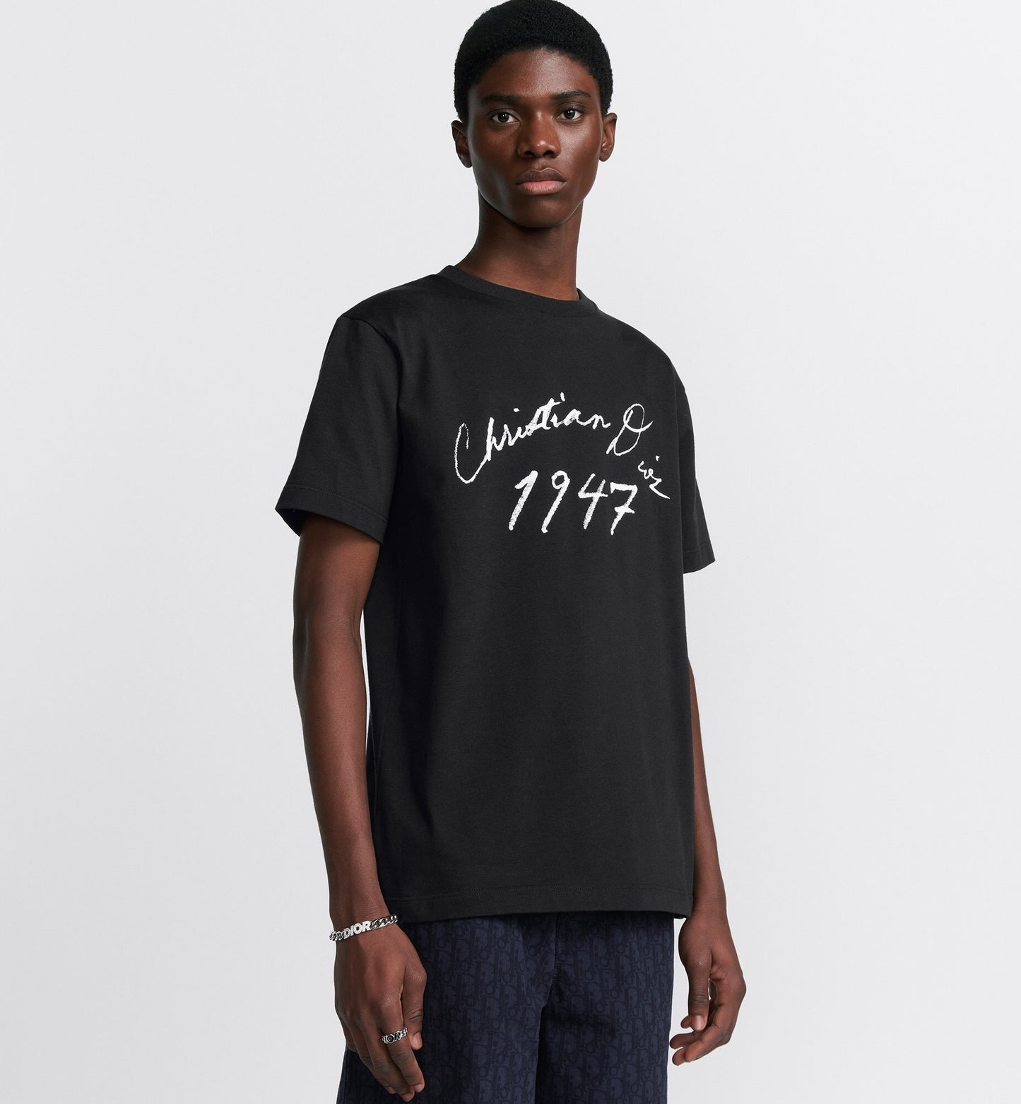 Handwritten Christian Dior T-Shirt, Relaxed Fit