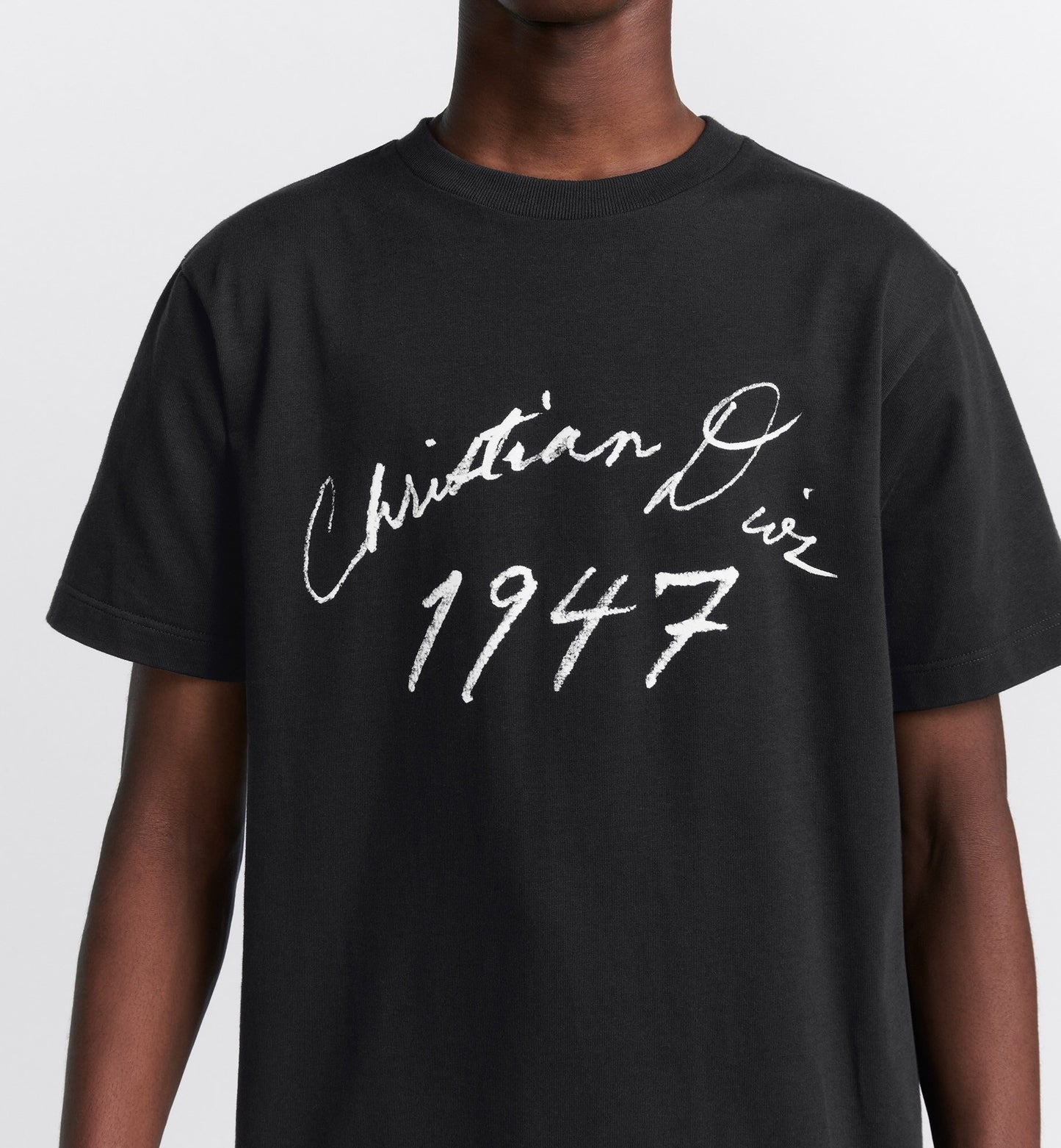 Handwritten Christian Dior T-Shirt, Relaxed Fit